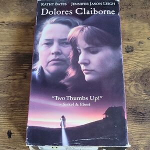 Dolores Claiborne VHS Tape - Black and Purple Cover